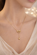 Anti-Tarnish Bow Pendant