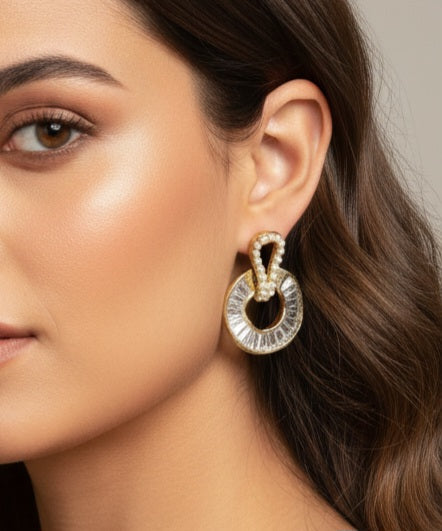 Elegant American AD Loop Earring