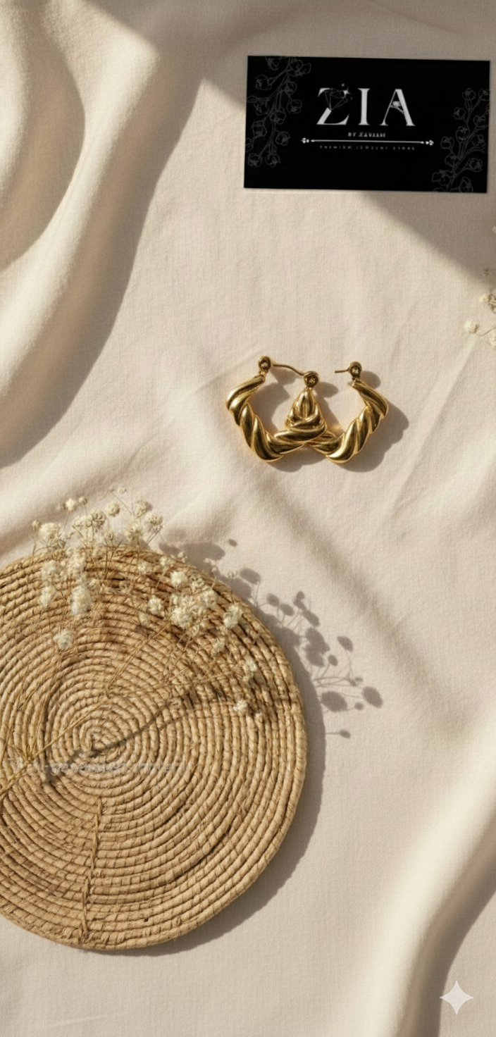 Anti-tarnish Hoop Earrings