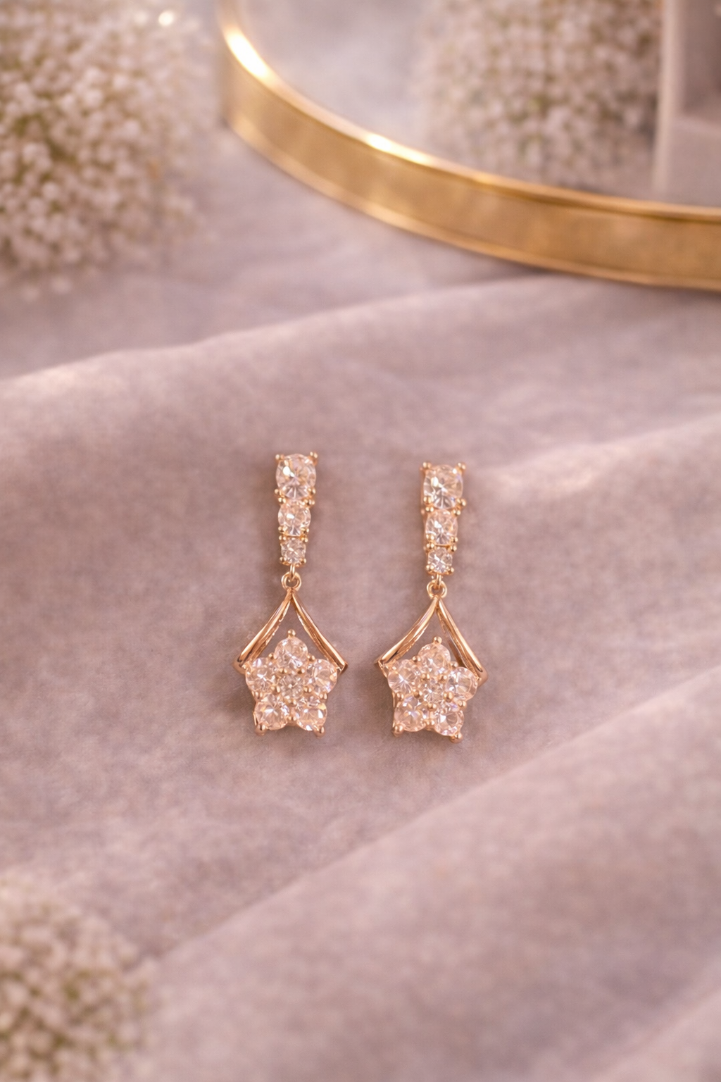 Elegant American AD stud Earring