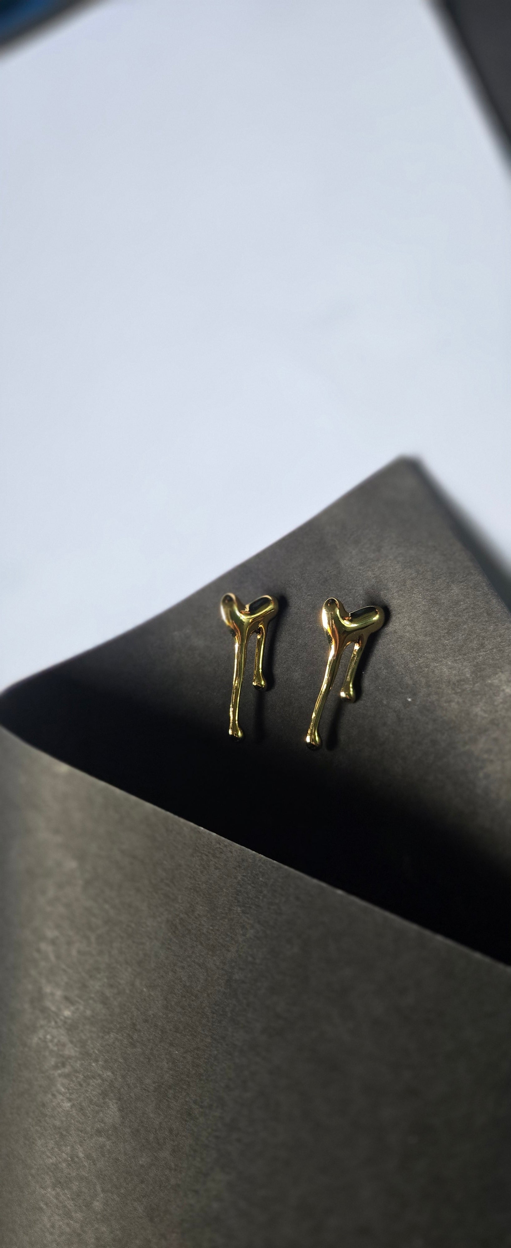 Heart milte anti-tarnish studs