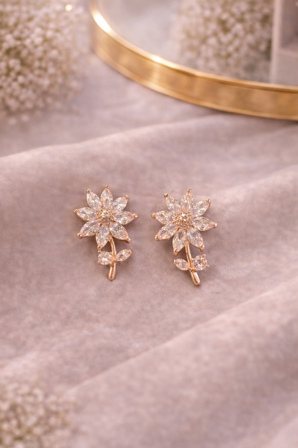 Elegant American AD stud Earring