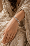AD Silver Bangle Bracelet