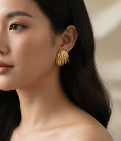 Anti-tarnish Shell Studs