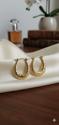 Anti-tarnish Hoop Earrings
